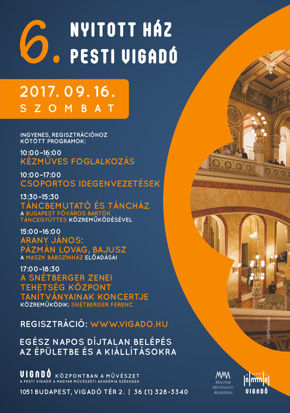 „Nyitott Ház” – tárt kapukkal várja vendégeit a Pesti Vigadó